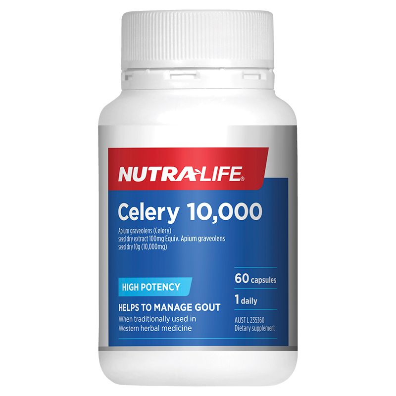 Nutra-Life Celery 10000mg 60 Capsules.