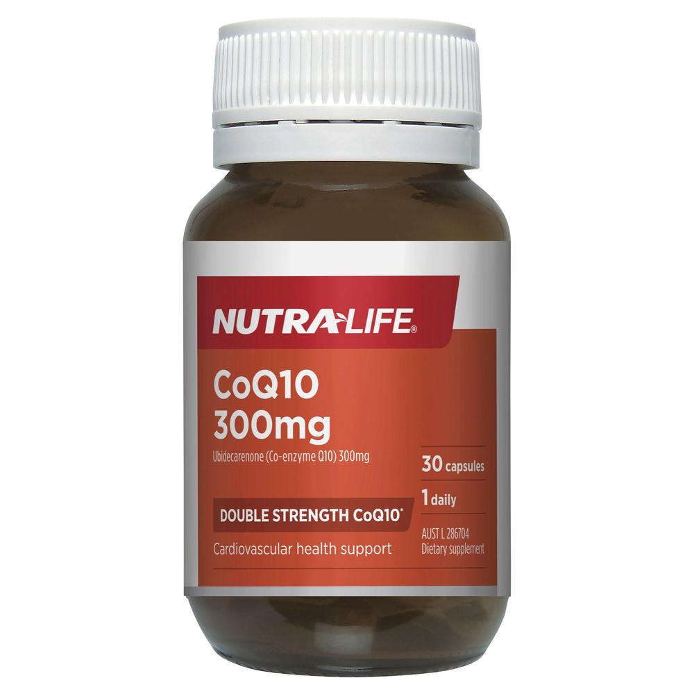 Nutra-Life Coq10 300mg 30 Capsules.