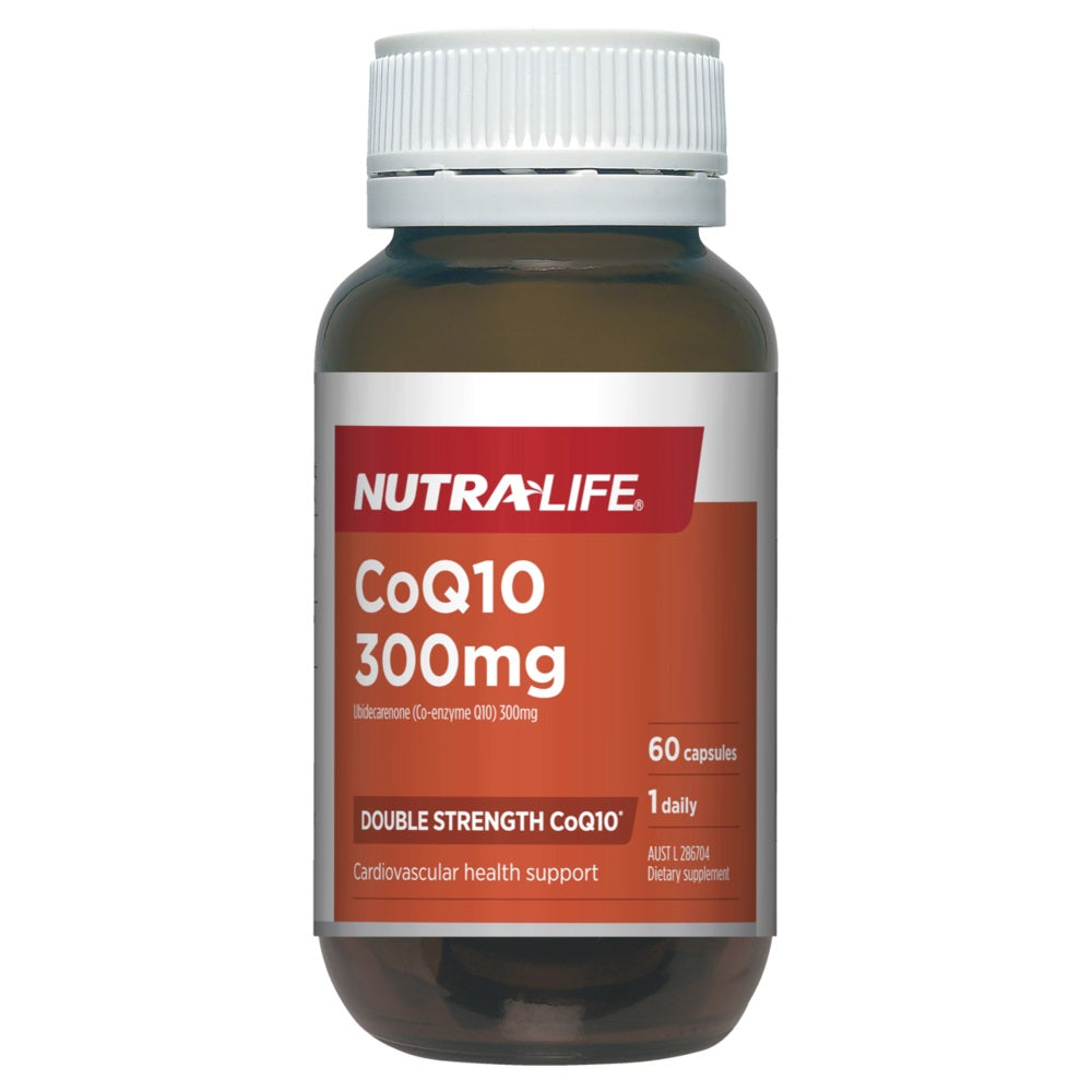 Nutra-Life Coq10 300mg 60 Capsules.