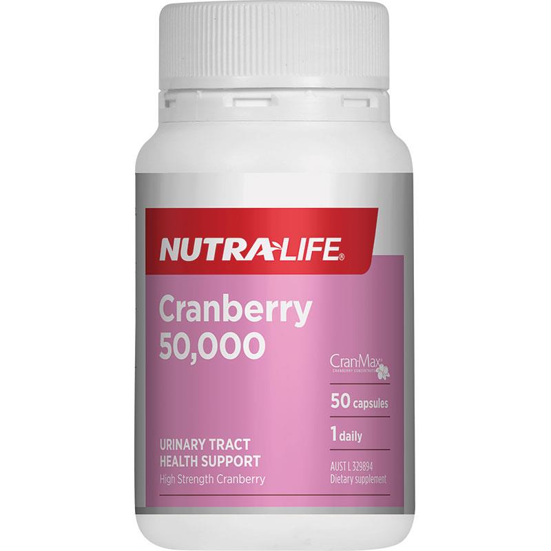 Nutra-Life Cranberry 50000 50 Capsules.