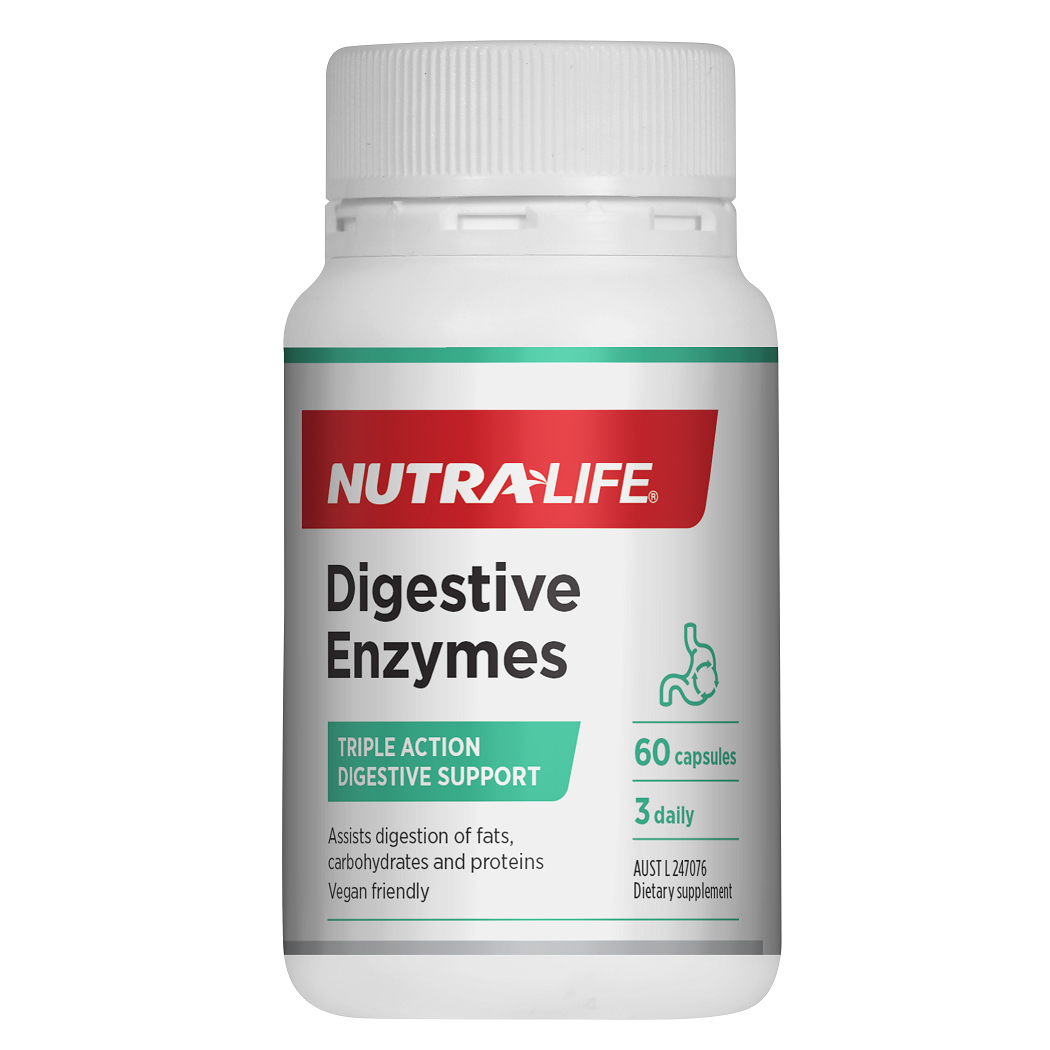 Nutra-Life Digestive Enzymes 60 Vege Capsules.