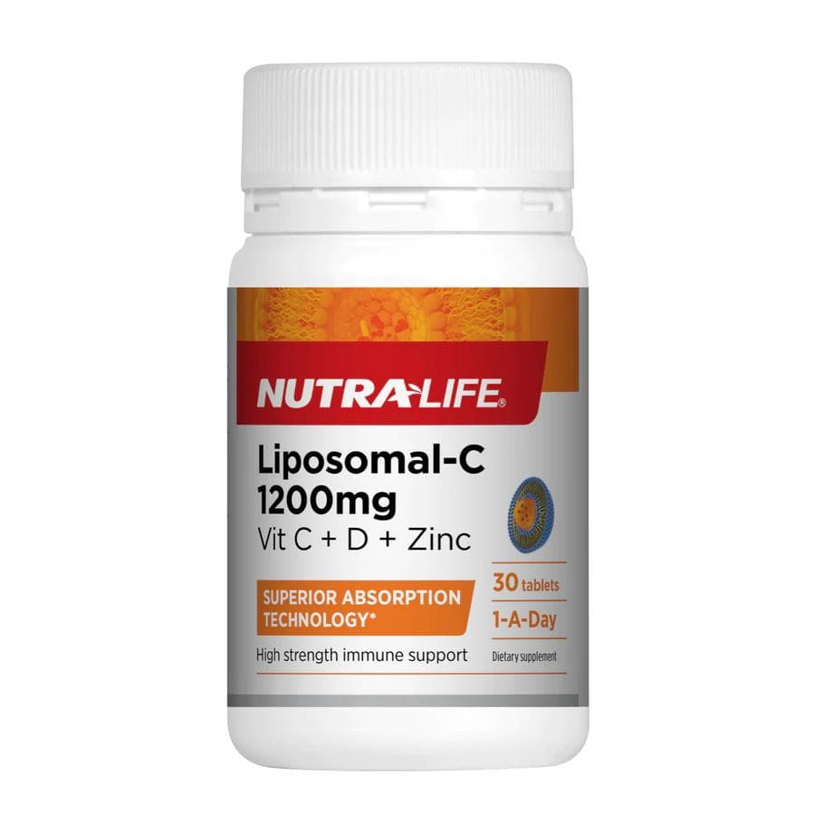 Nutra-Life Liposomal-C 1200mg Vit C + D + Zinc.