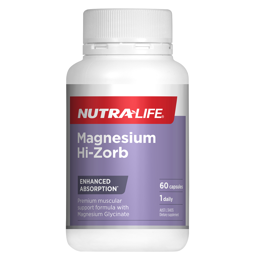 Nutra-Life Magnesium Hi-Zorb 60 Capsules.