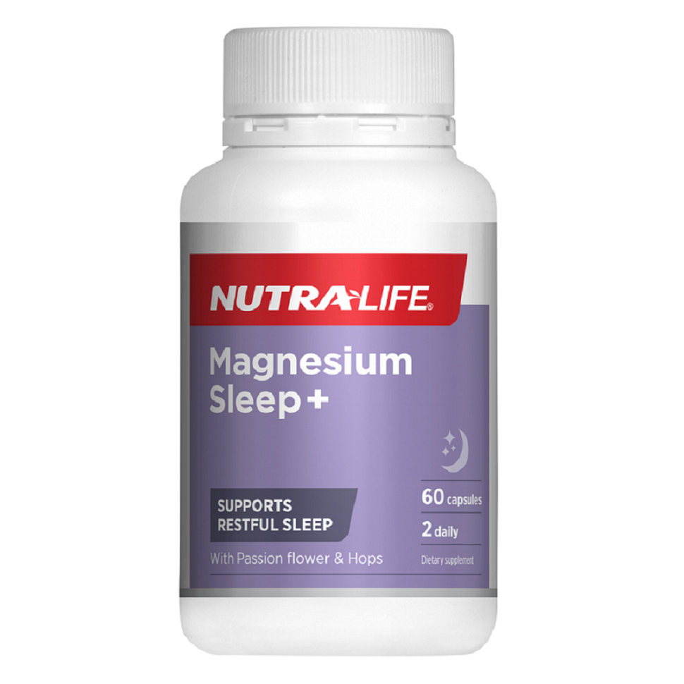 Nutra-Life Magnesium Sleep+ 60 Capsules.