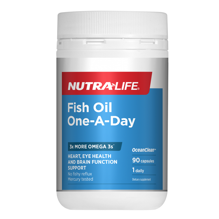 Nutra-Life Oceanclean Fish Oil One-A-Day 90 Capsules.