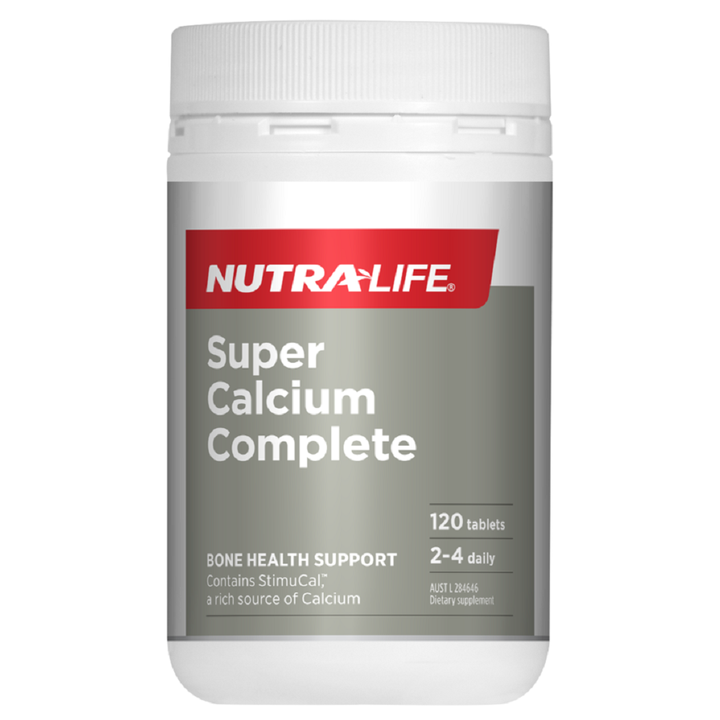 Nutra-Life Super Calcium Complete 120 Tablets.