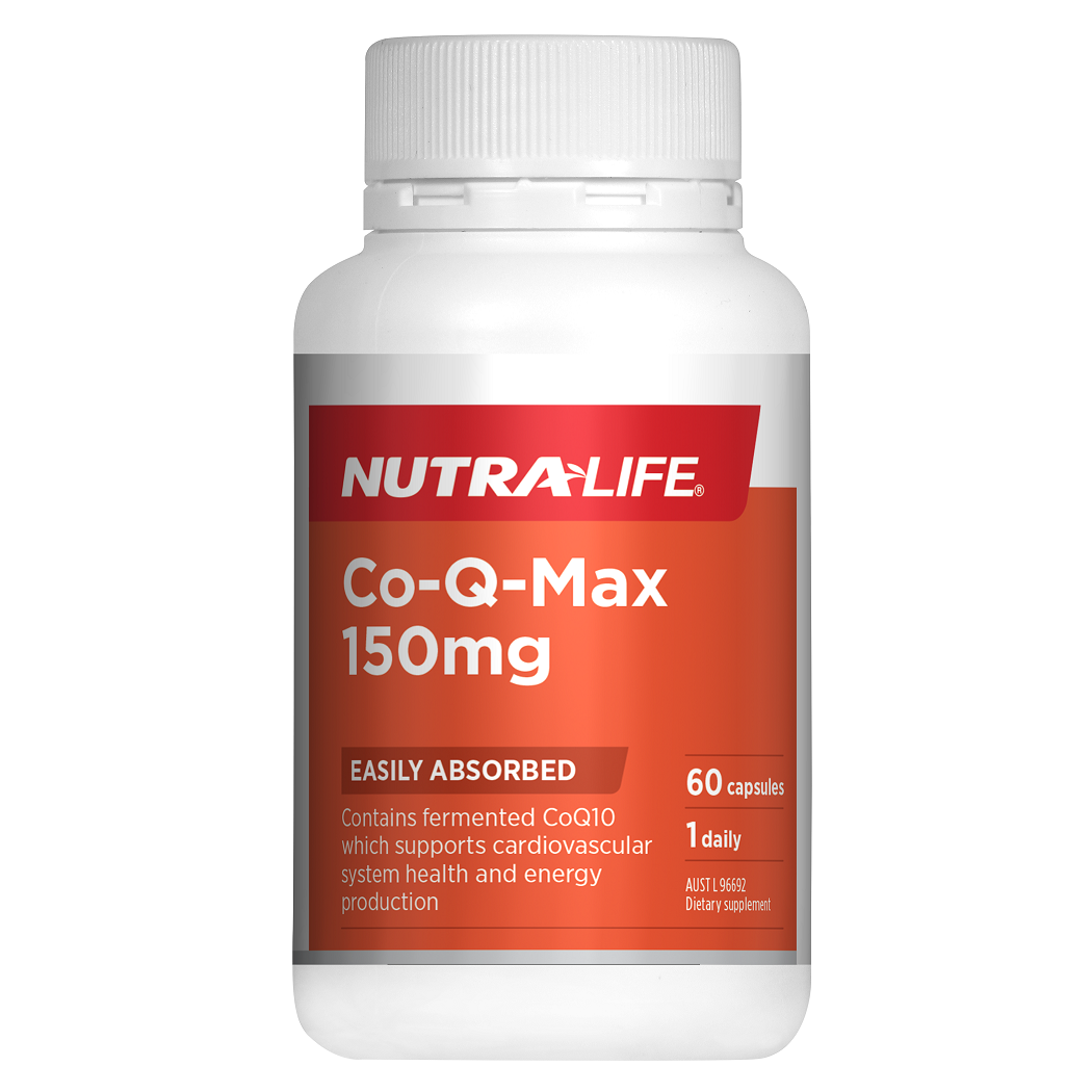 Nutralife Co-Q Max 150mg 60 Capsules.