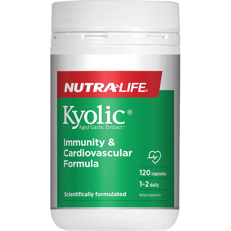 Nutra-life Kyolic High Potency Aged Garlic 120 Capsules.