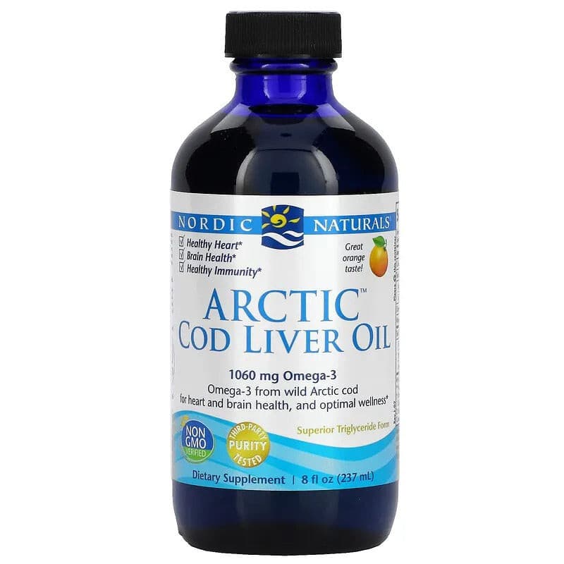 Nordic Naturals Arctic Cod Liver Oil.