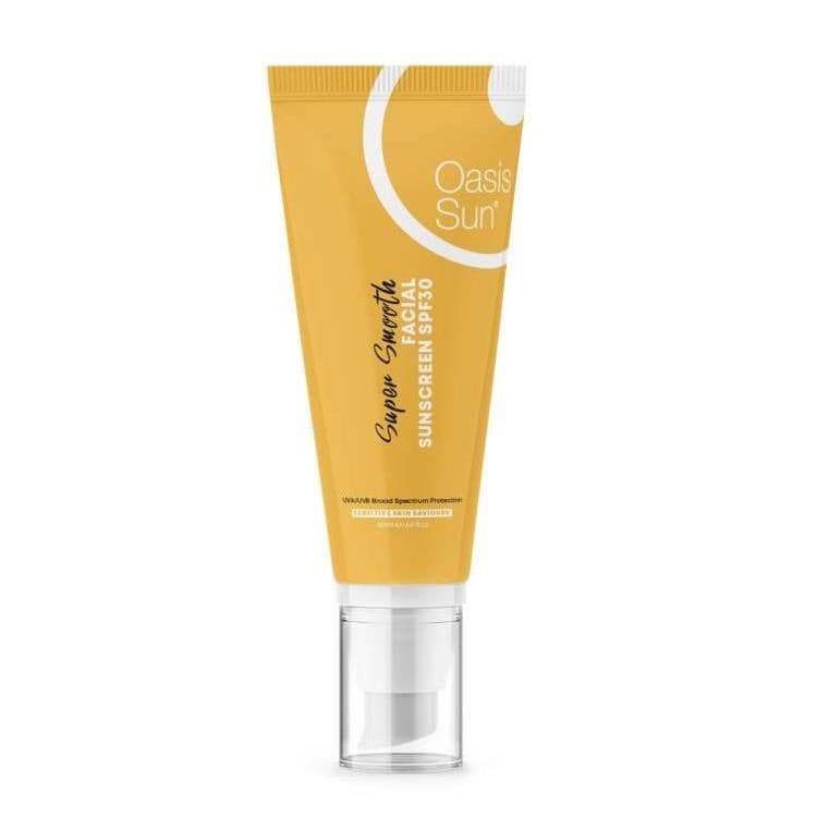 Oasis Sun Super Smooth Facial Sunscreen SPF50 50ml.