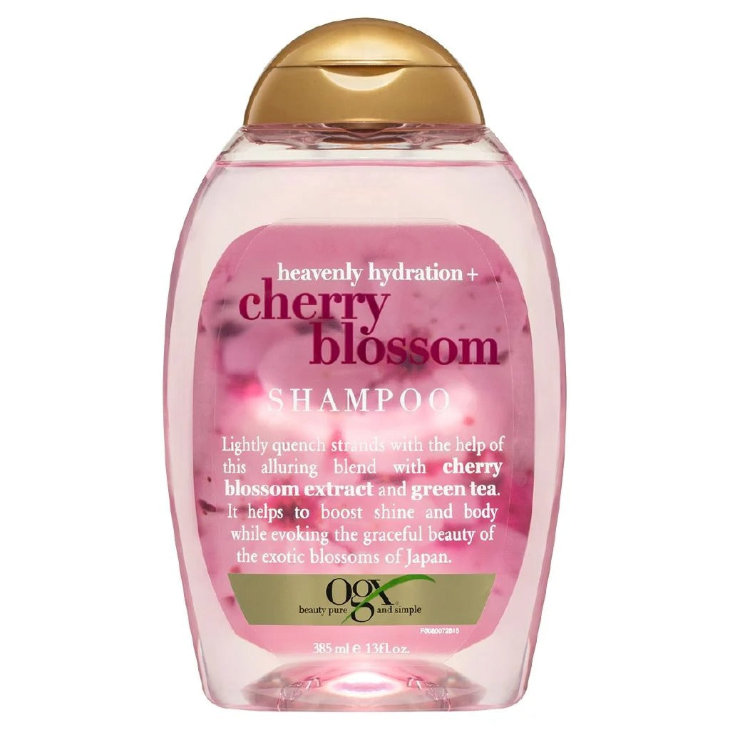 OGX Heavenly Hydration Cherry Blossom Shampoo 385ml.