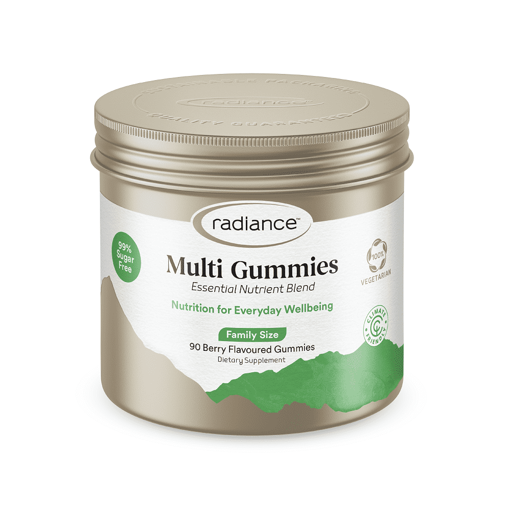 Radiance Adult Gummies Multi-Vitamin 90 Berry Flavoured Gummies.