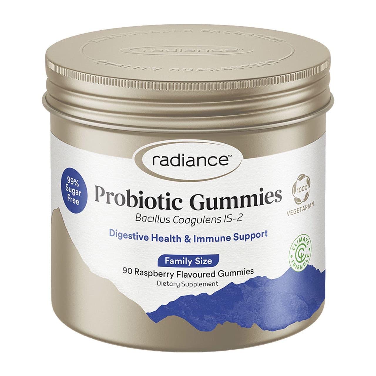 Radiance Adult Gummies Probiotic 90 Pack.