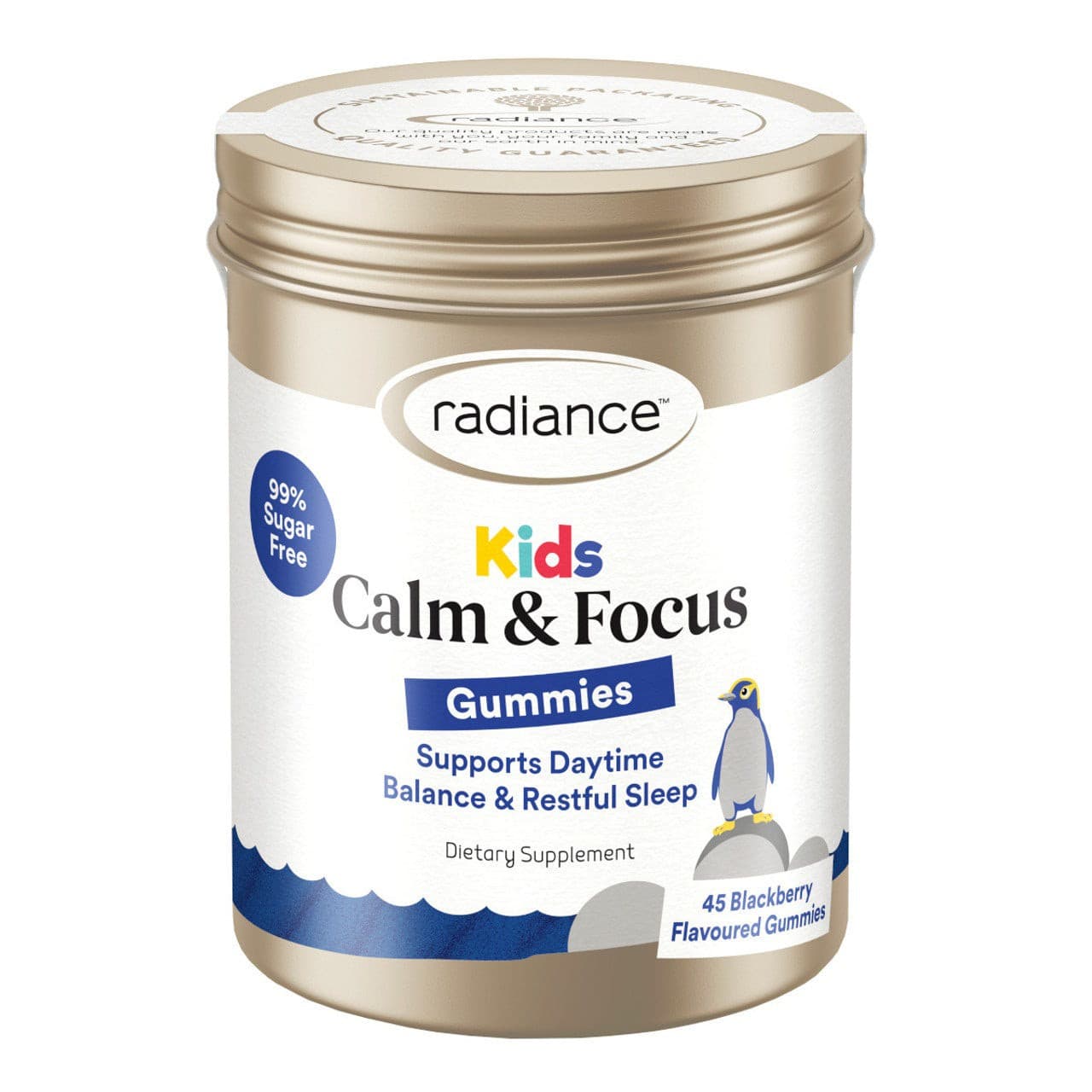 Radiance Kids Calm & Focus 45 Gummies.