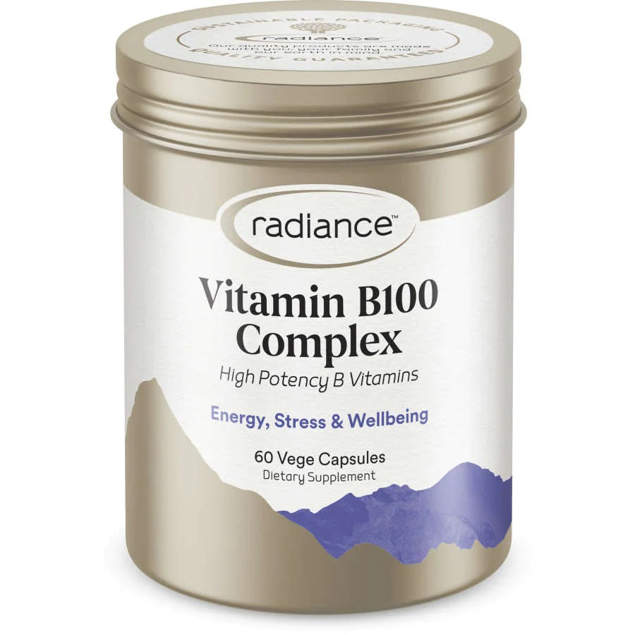 Radiance Vitamin B 100 Complex 60 Capsules.