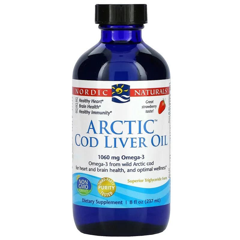 Nordic Naturals Arctic Cod Liver Oil.