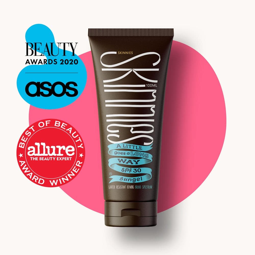 Skinnies SPF30 Sungel 100ml Original.