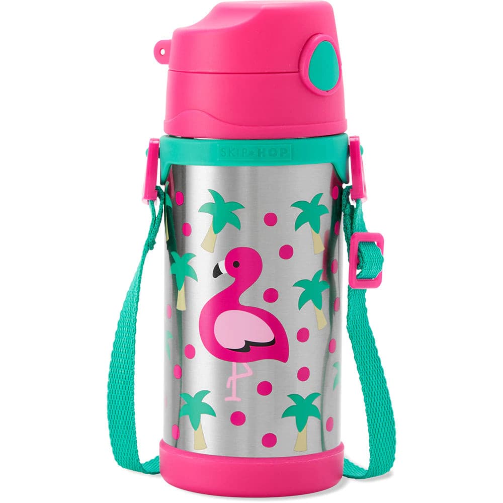 Skip Hop Zoo Stainless Steel Straw Bottle.