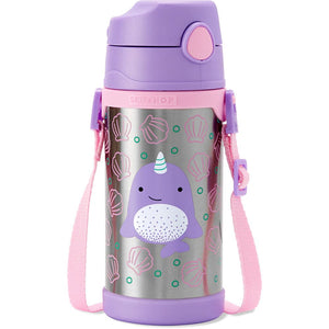 Skip Hop Zoo Stainless Steel Straw Bottle.