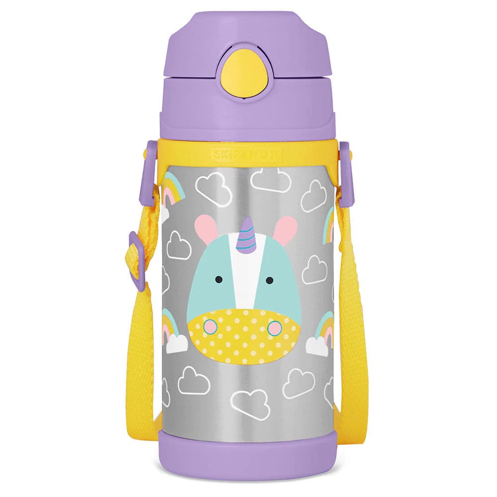 Skip Hop Zoo Stainless Steel Straw Bottle.