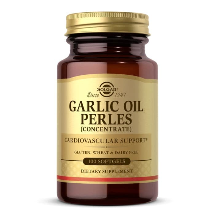 Solgar Garlic Oil 100 Softgels EXP:10/2022.