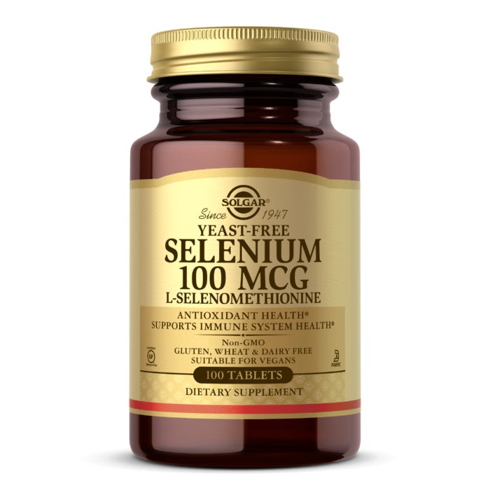 Solgar Yeast-Free Selenium 100ug 100 Tablets.