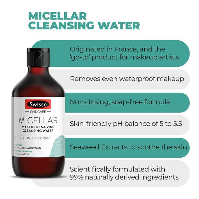 Swisse Micellar Make Up Remover Cleansing Water 300ml