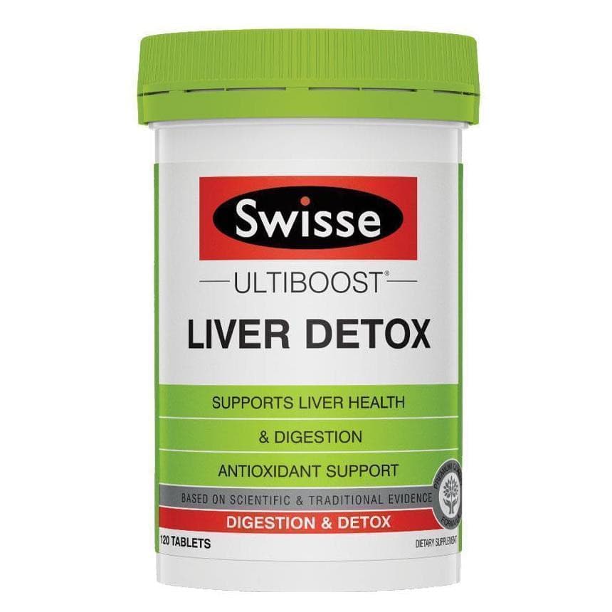 Swisse Ultiboost Liver Detox 120 Tablets Ocare Health&Beauty