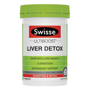 Swisse Ultiboost Liver Detox 120 Tablets Ocare Health&Beauty