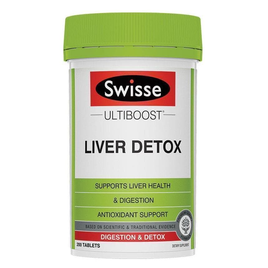 Swisse Ultiboost Liver Detox 200 Tablets Ocare Health&Beauty