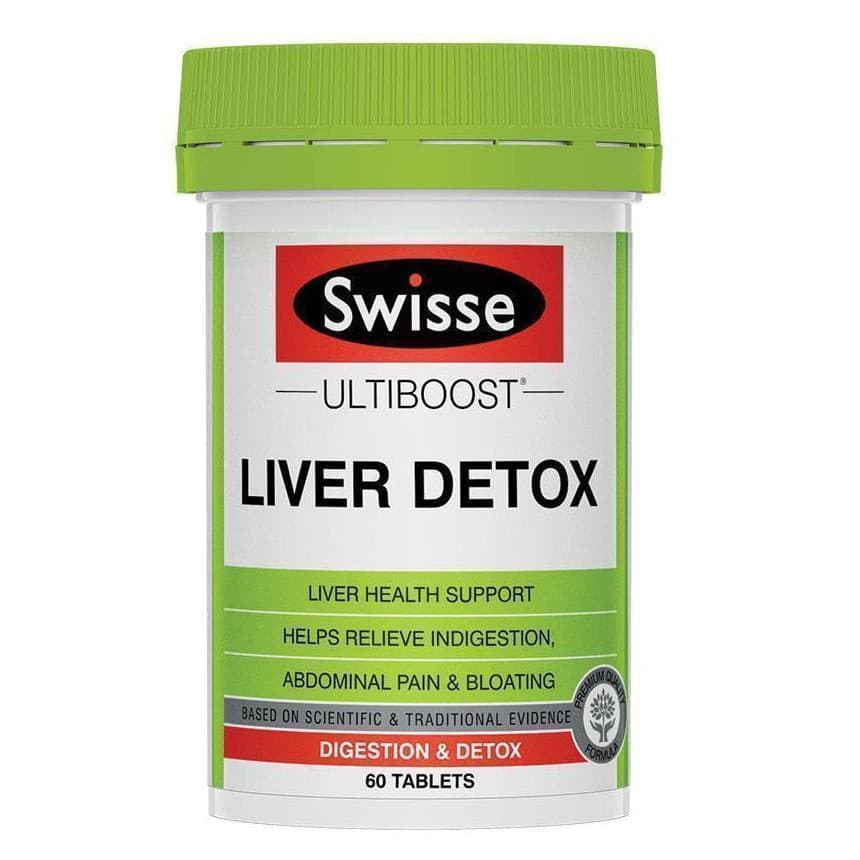 Swisse Ultiboost Liver Detox 60 Tablets Ocare Health&Beauty