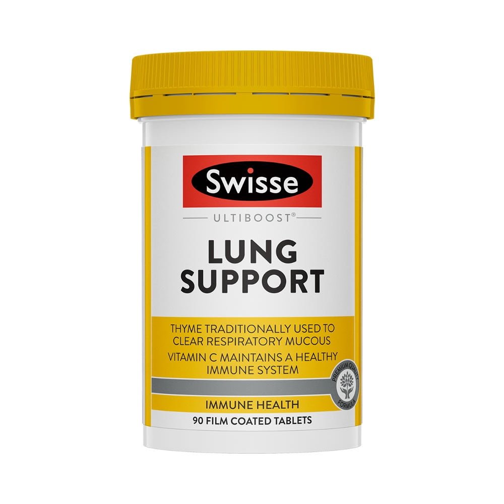 Swisse Ultiboost Lung Health Support 90 Film Coated Tablets