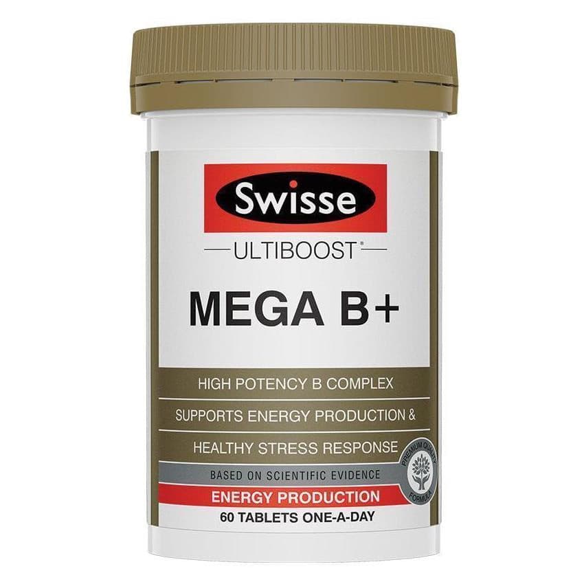 Swisse Ultiboost Mega B 60 Tablets.