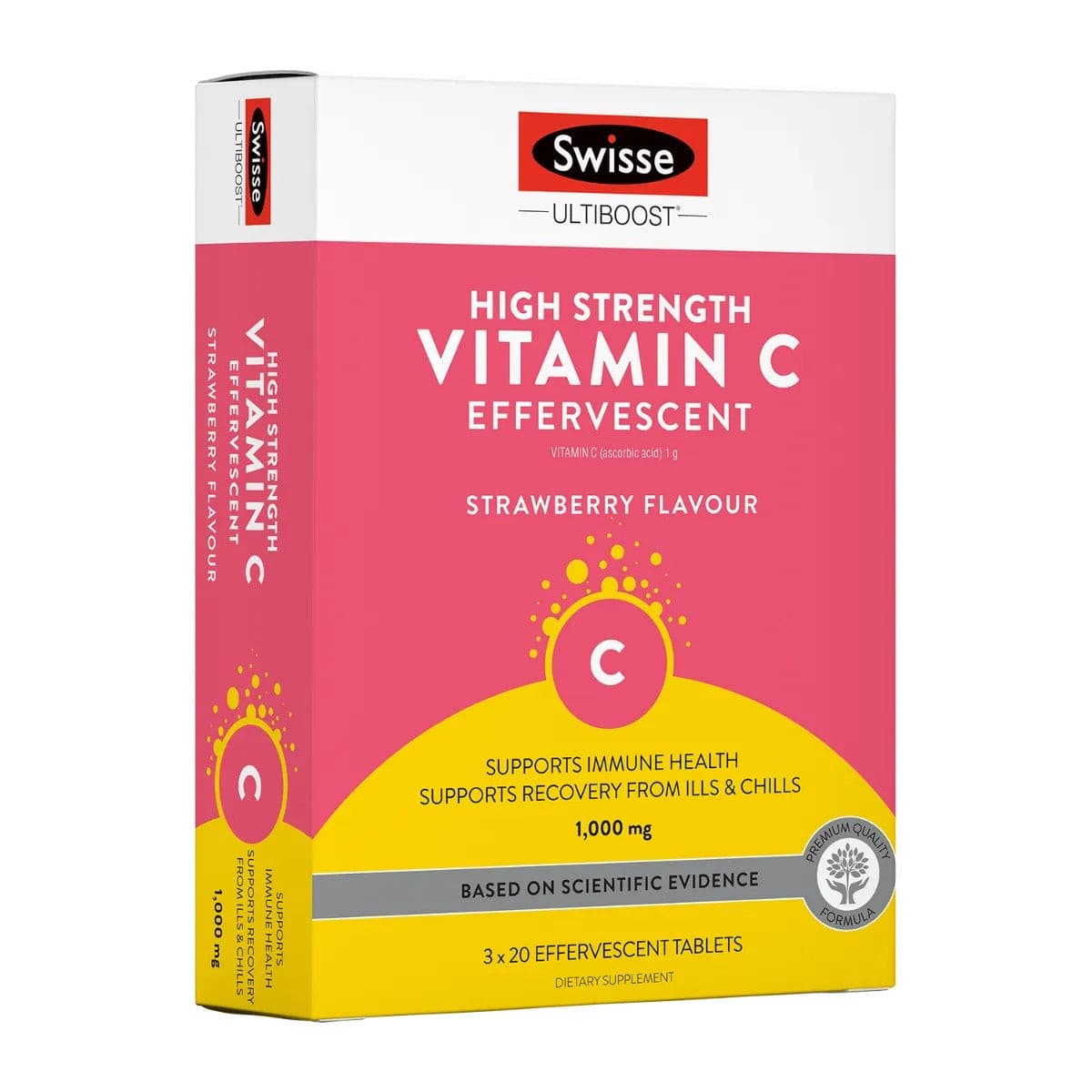 Swisse Ultiboost Vitamin C Effervescent 60 Tablets.