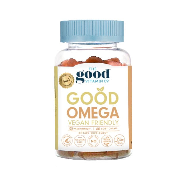 The Good Vitamin Co.  Good Omega Vegan Friendly 60 Soft-chews