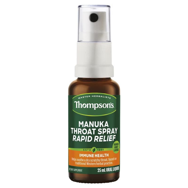 Thompson's Manuka Throat Spray Rapid Relief 25ml.