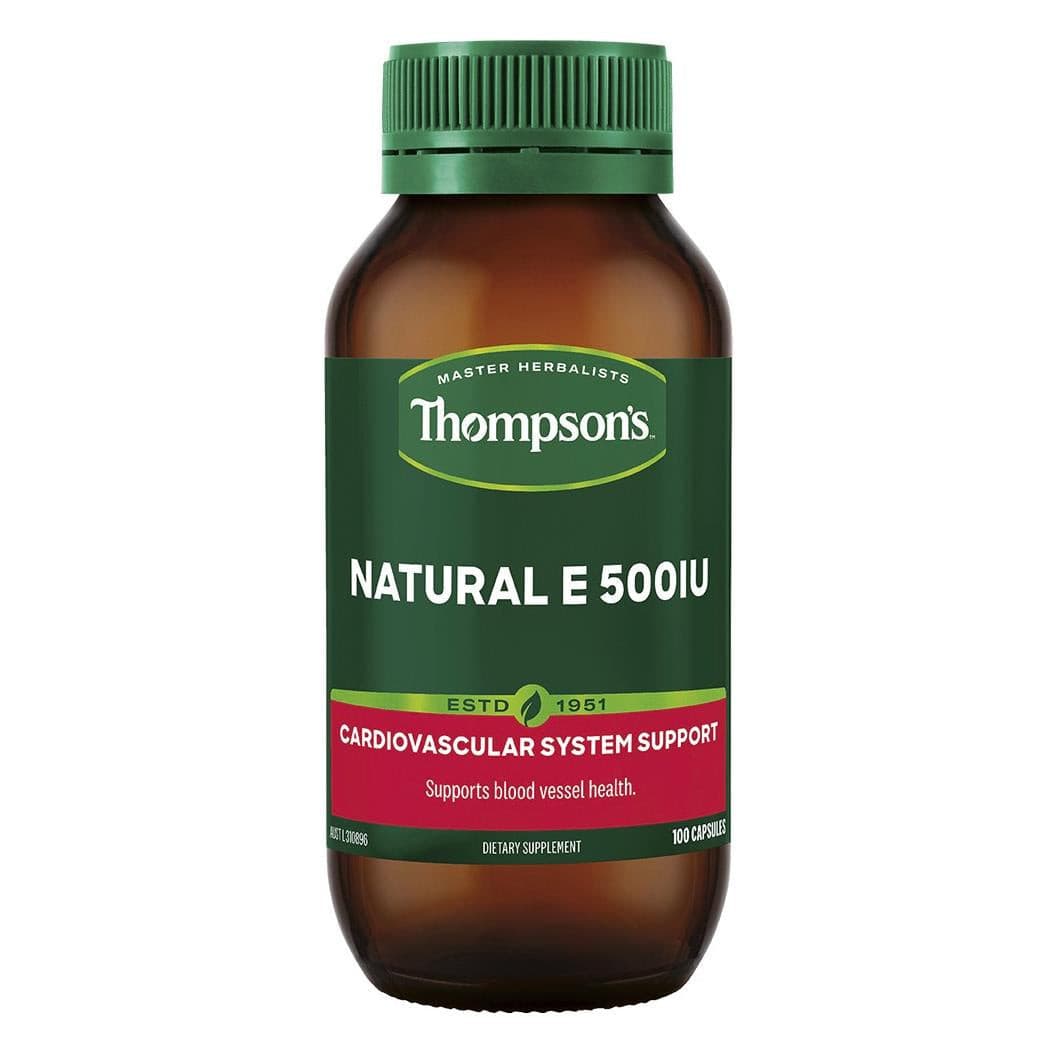 Thompson's Natural E 500IU 100 Capsules.