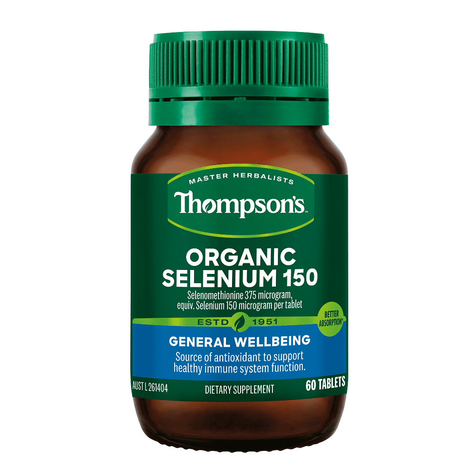 Thompson's Organic Selenium 150 60 Tablets.