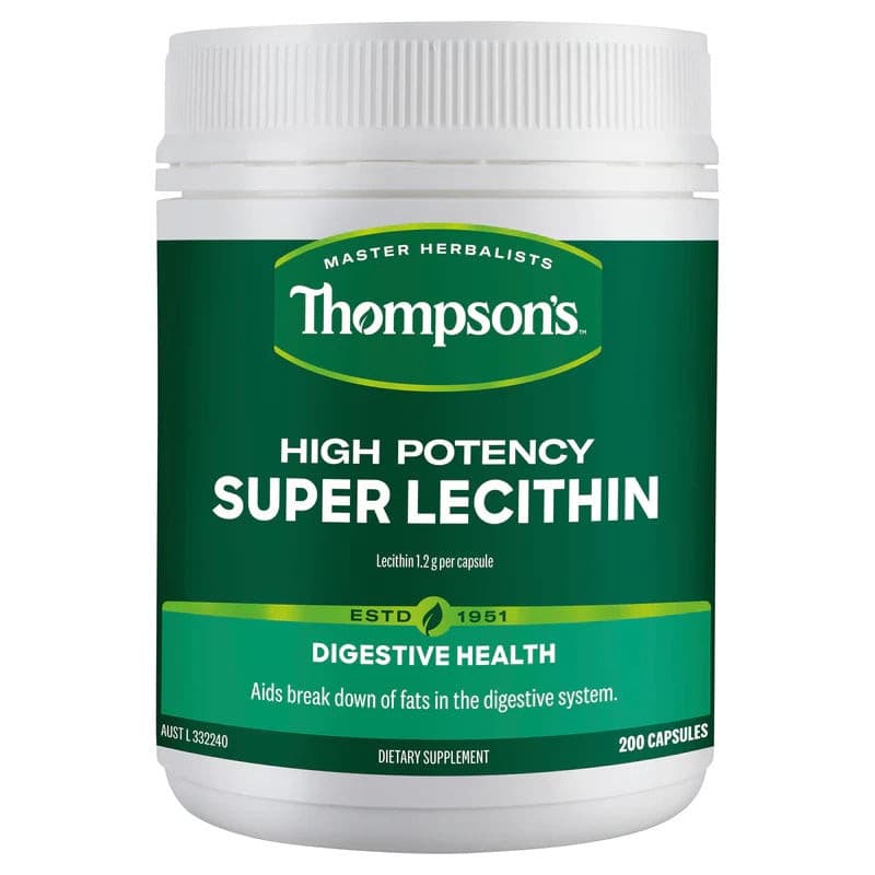 Thompson's Super Lecithin 200 Capsules.