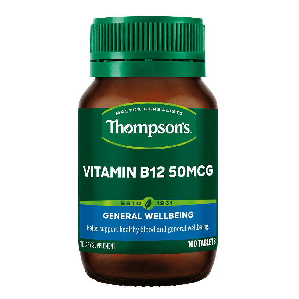 Thompson's Vitamin B12 50mcg 100 Tablets.