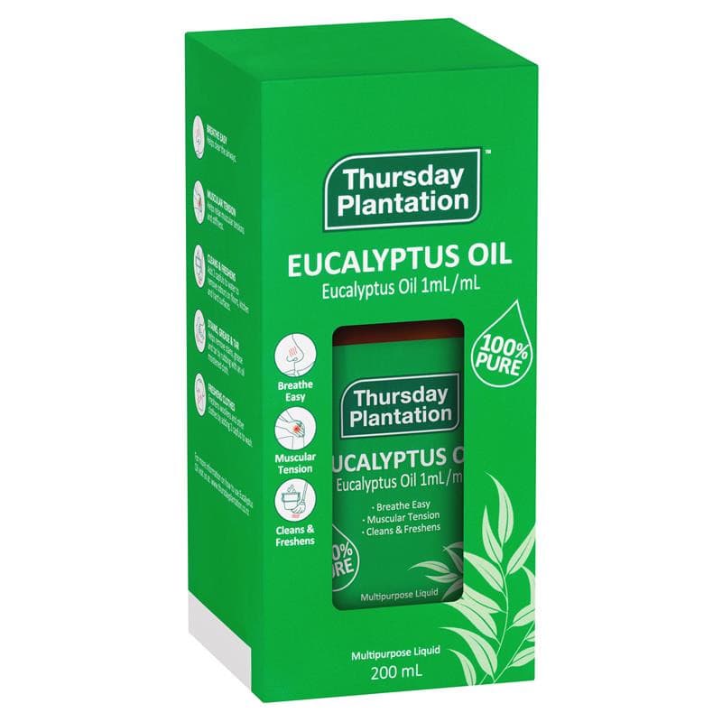 Thursday Plantation Eucalyptus Oil 100% Pure.