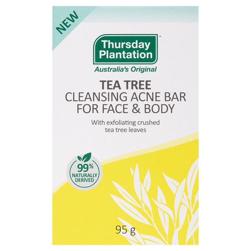 Thursday Plantation Tea Tree Cleansing Acne Bar Face & Body 95g.