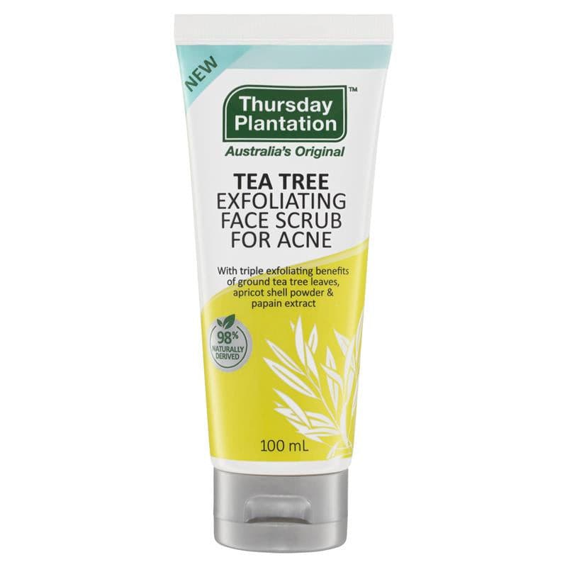 Thursday Plantation Tea Tree Exfoliating Scrub for Acne 100ml.