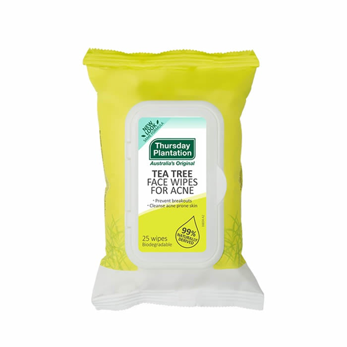 Thursday Plantation Tea Tree Face Wipes For Acne 25 Wipes