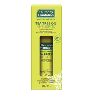 Thursday Plantation Tea Tree Oil 100% Pure.