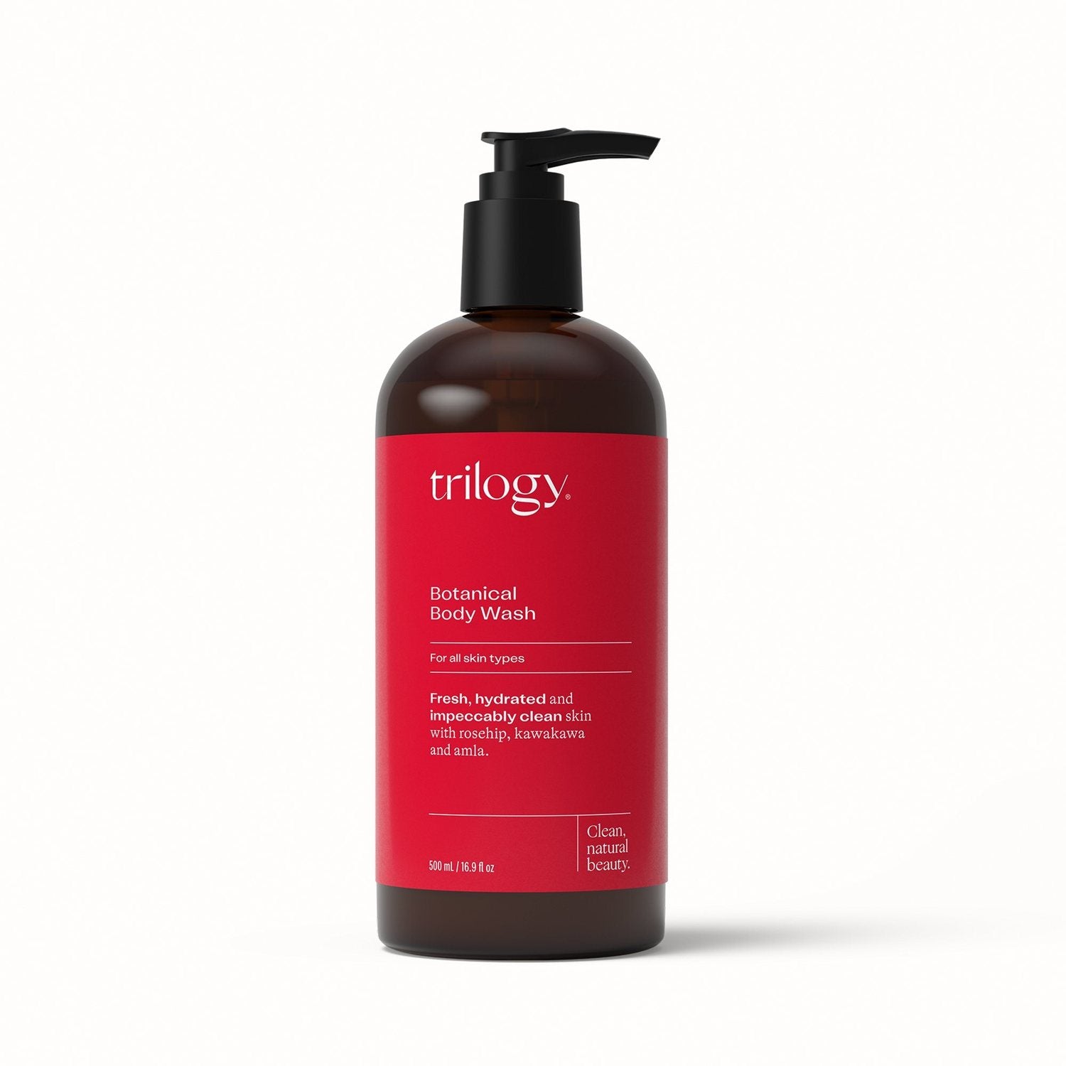 Trilogy Botanical Body Wash 500ml.