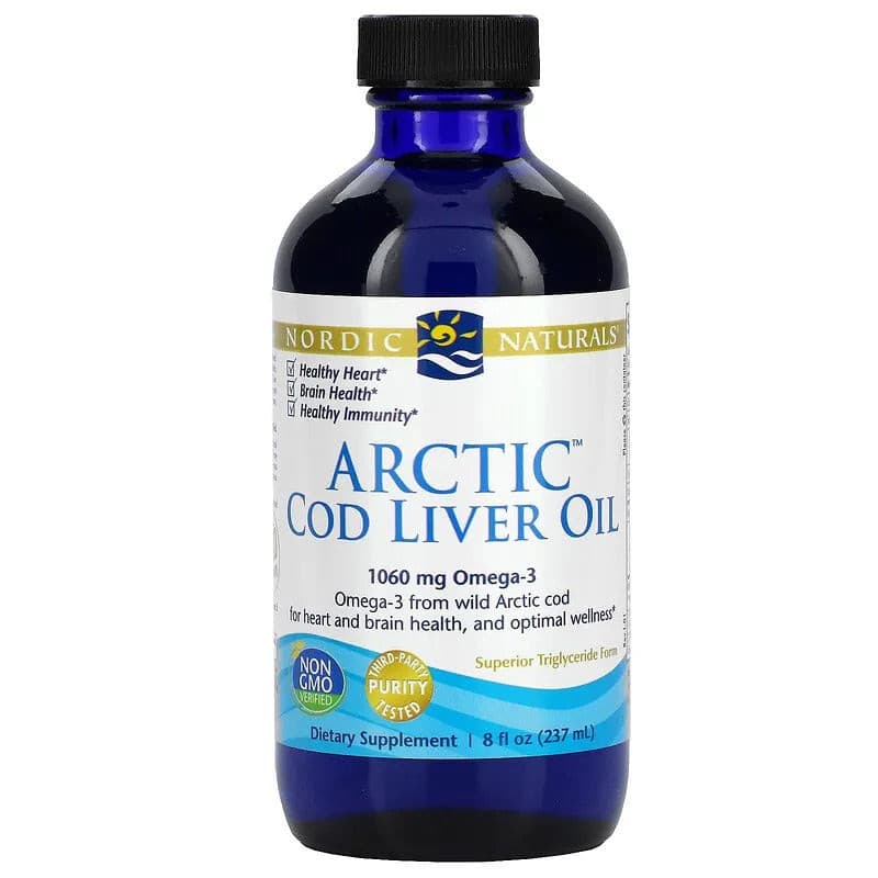 Nordic Naturals Arctic Cod Liver Oil.