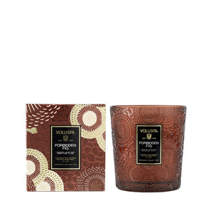 VOLUSPA Forbidden Fig Boxed Candle.