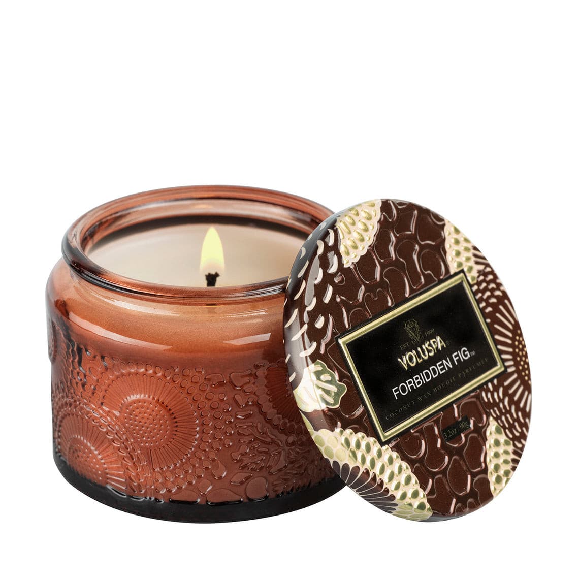 VOLUSPA Forbidden Fig Petite Candle.