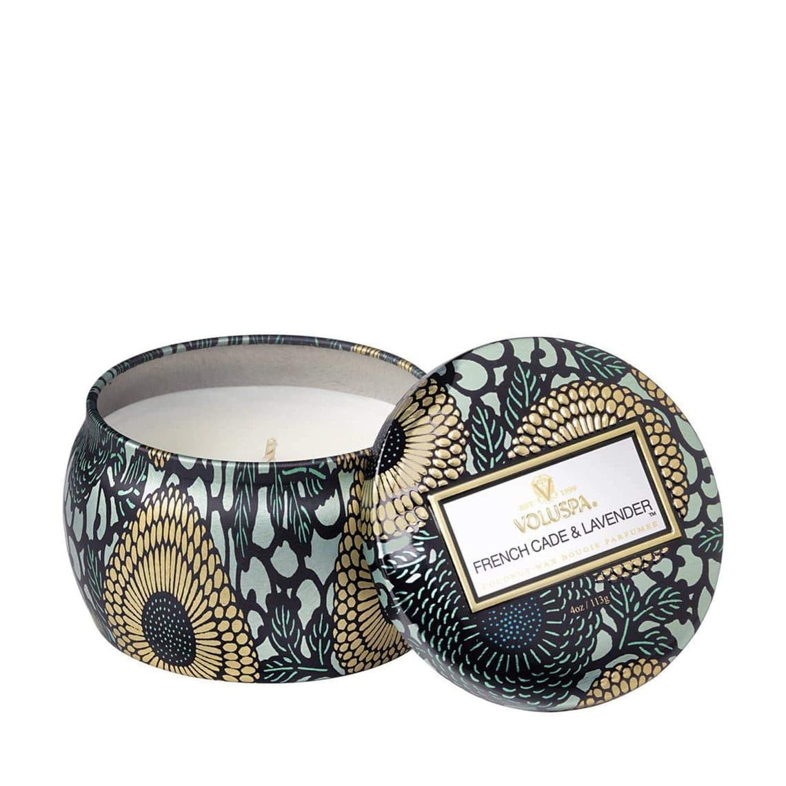 VOLUSPA French Cade & Lavender Decorative Candle.